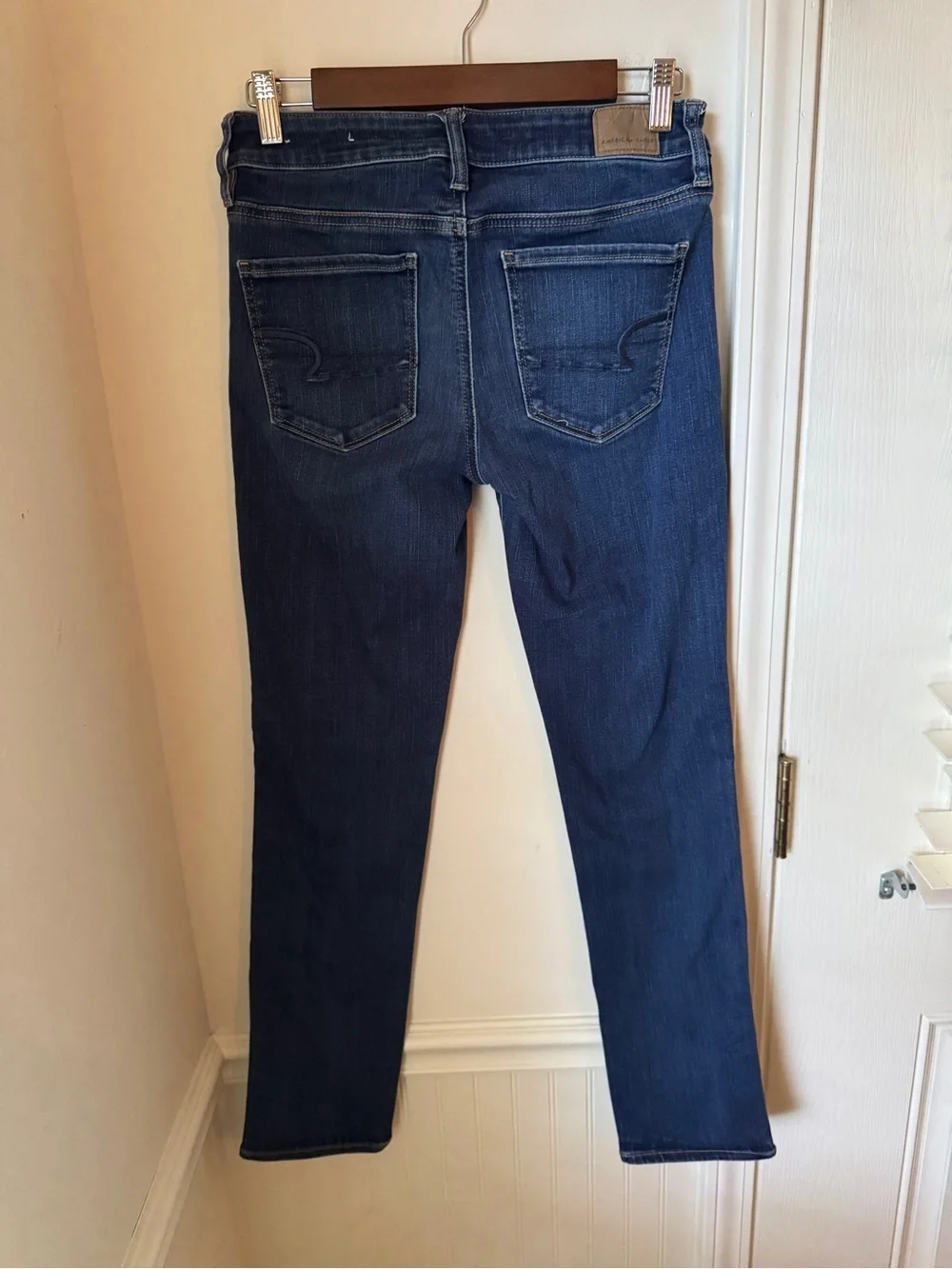 American‎ Eagle Outfitters Dark Blue Skinny Jeans Size 6